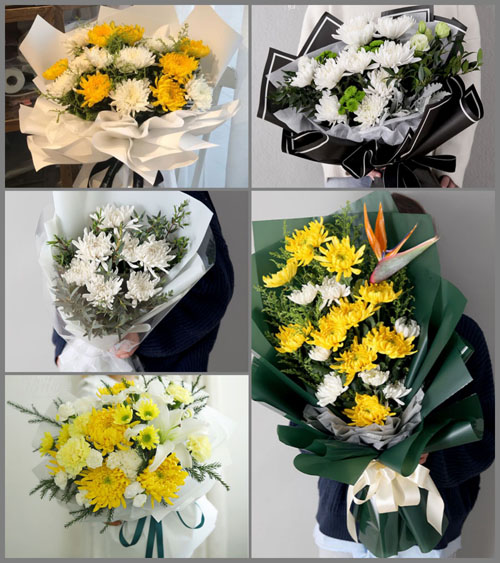 河南南阳南召县城郊乡白事花束代送